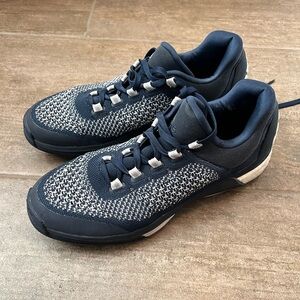 adidas Men's Navy and White Athletic Shoes